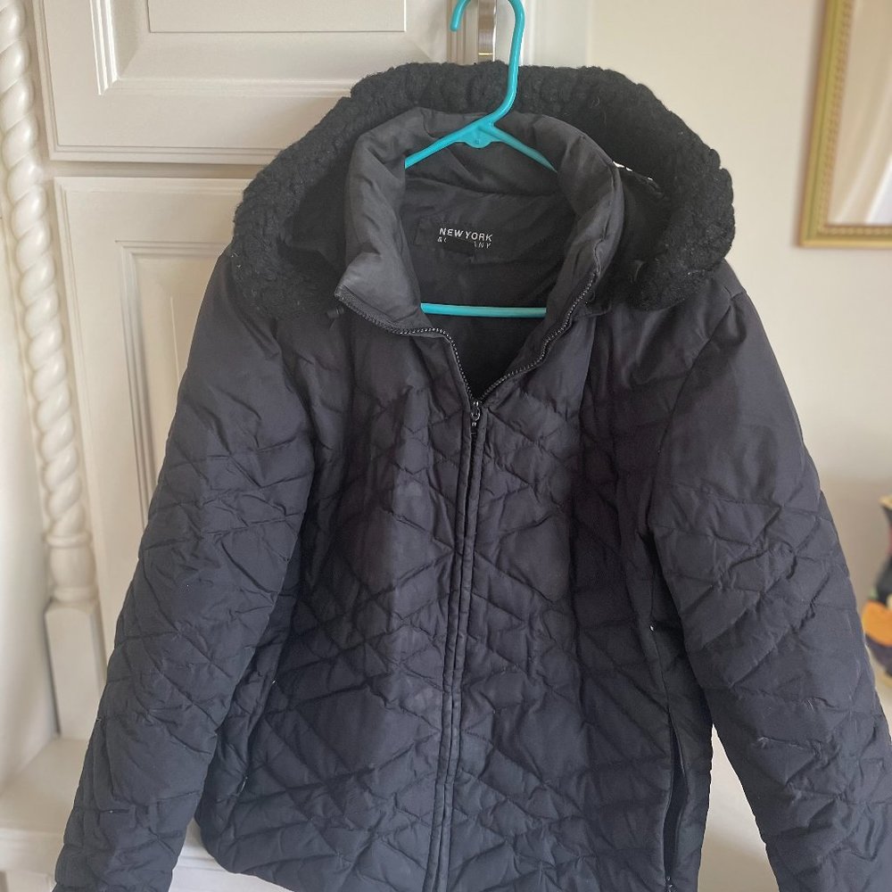 New York & Company Black Puffer Jacket